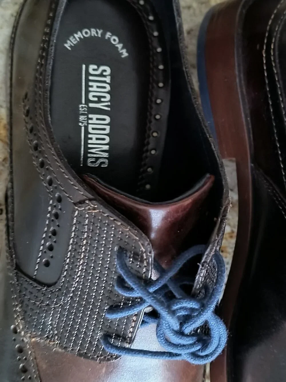 Stacy Adams Kaine Wingtip Oxford shoes / 8.5 size
